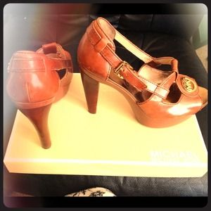 Leather Michael Kors Heels