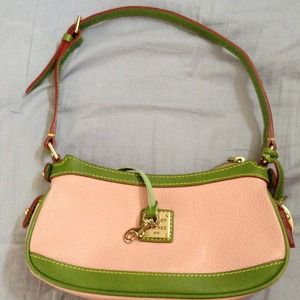 Dooney & Bourke Pink/Green purse