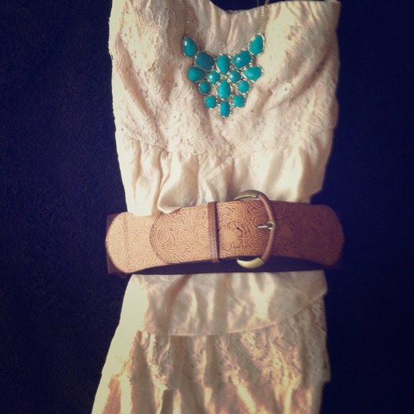 Delia's xs off white lace dress