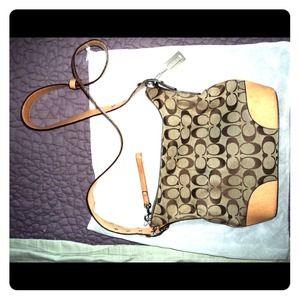 Authentic Coach Signature  Hobo Bag!