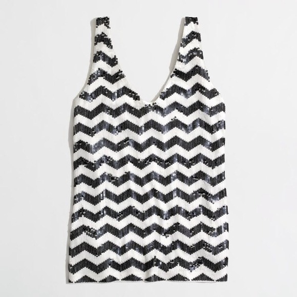 J. Crew Tops - For Teresa: J. Crew Sequin Tank & Zara Blazer