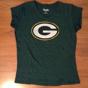 Touch by Alyssa Milano Green Bay Packers V-neck