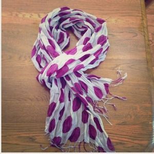 Polka dot scarf