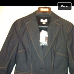 Womens Ann Taylor brand new with tags jean suit.