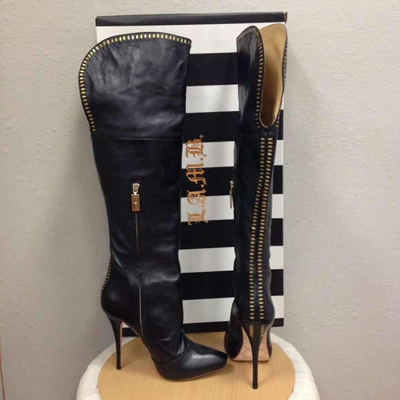L.A.M.B. Boots - HOST PICK! L.A.M.B. Junee Leather Thigh High Boots