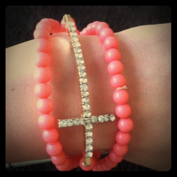 3 piece cross bracelet set NWT