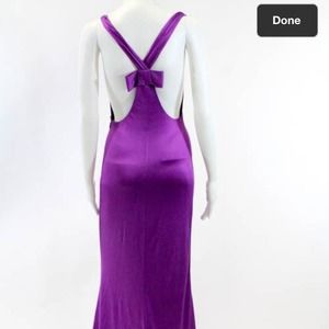 Gucci purple gown