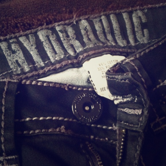 Size 1/2 hydraulic super skinny dark wash jeans