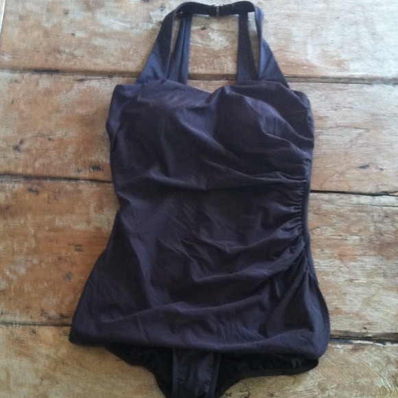 Brown Pinup Swim Suit