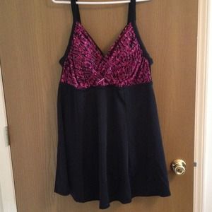 Swimsuit with skirt