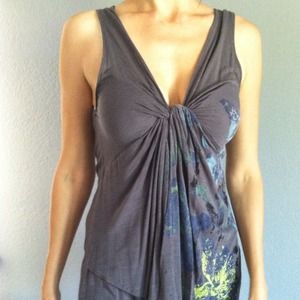 Anthropologie painted trapeze top