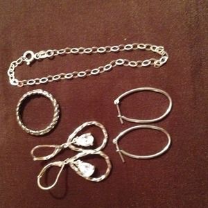 Bundled for jessicaSterling silver/white gold