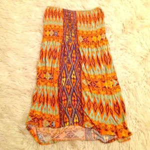 Strapless cover up