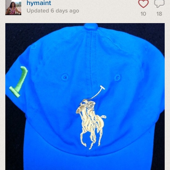 Blue Ralph Lauren hat