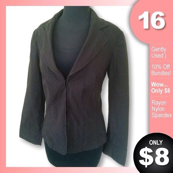Brown Jacket by LANE BRYANT