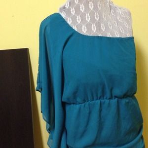 Off the shoulder cocktail dress!