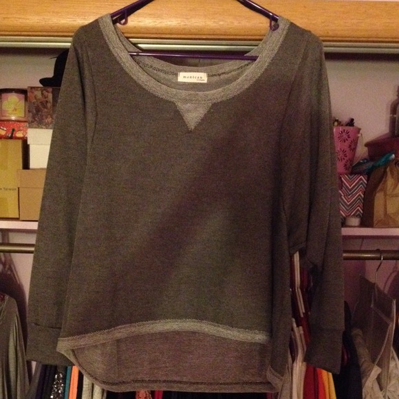 Grey Slouchy Top