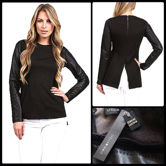 BUNDLED🚫 STELLA & JAMIE ♠ Rio Leather Sleeve - Picture 1 of 2