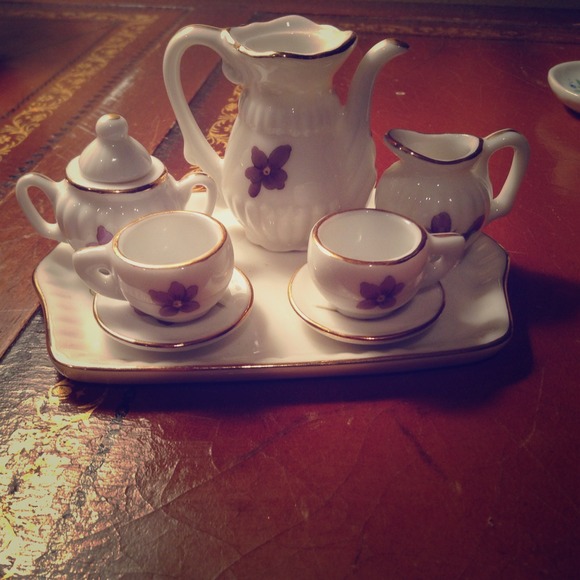 Miniature tea set