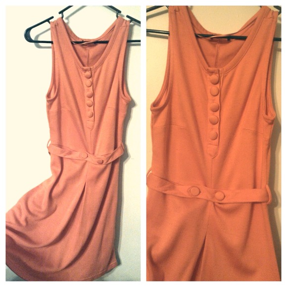 Vintage orange dress - Picture 1 of 1