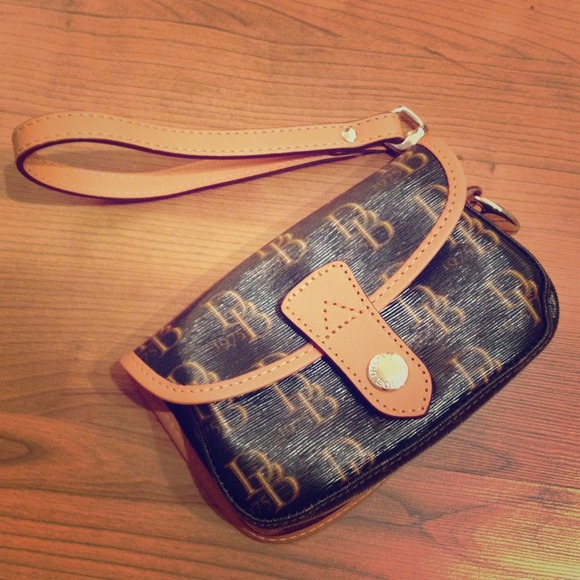 Dooney & Bourke Signature 1975 Flap Wristlet