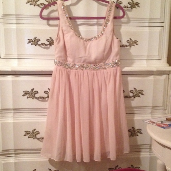 Medium pale pink sparkly dress from  lulus.com