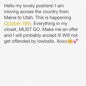 MOVING! MAKE ME AN OFFER