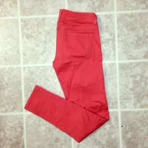 Coral Stretch Skinnies
