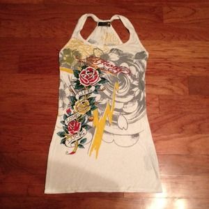Ed hardy dress size xsmall so cute on