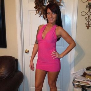 Dress size small magenta color worn once