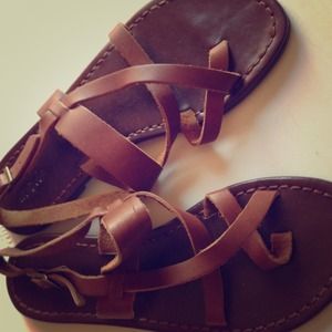 Aerie leather sandals size 7