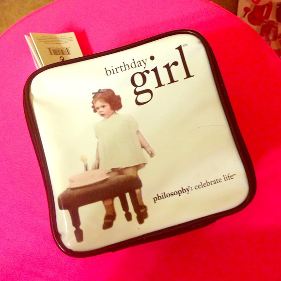 Philosophy zip makeup case