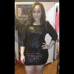 HOST PICK 11/6🎊Bb Dakota black sequin Dress