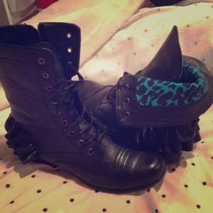 Black Combat Boots