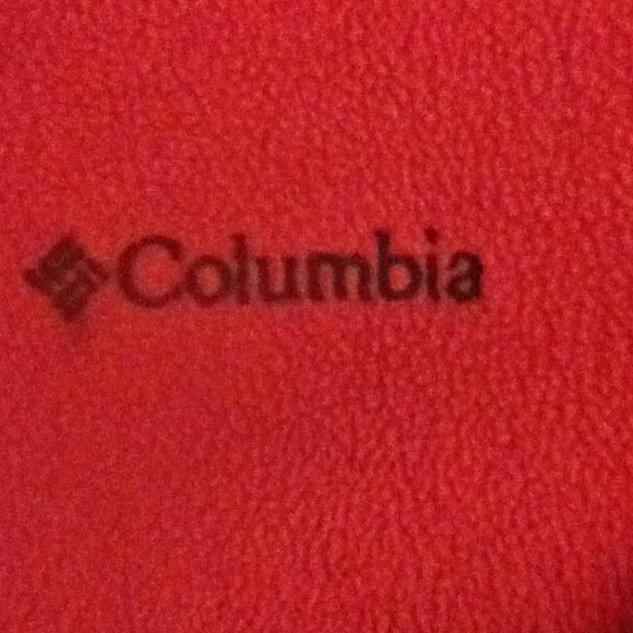 Hardly worn pink Columbia zip up sweater - Picture 3 of 4