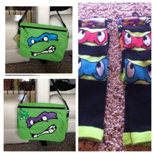 TEENAGE MUTANT NINJA TURTLES BAGS AND SOCKS