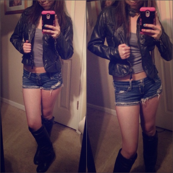 Black Leather Jacket ❤️