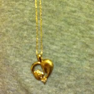 "SOLD" 10k Pendant and Necklace