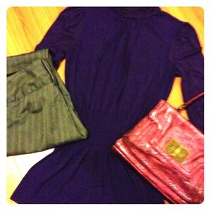 Magenta Purple Cotten dress shirt