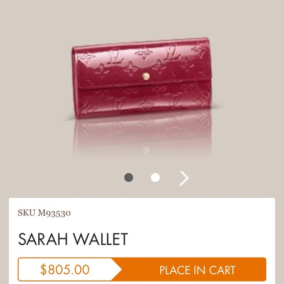 SOLD! Louis Vuitton Sara wallet - Picture 4 of 4