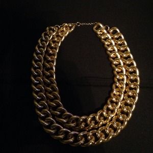 2 chains necklace