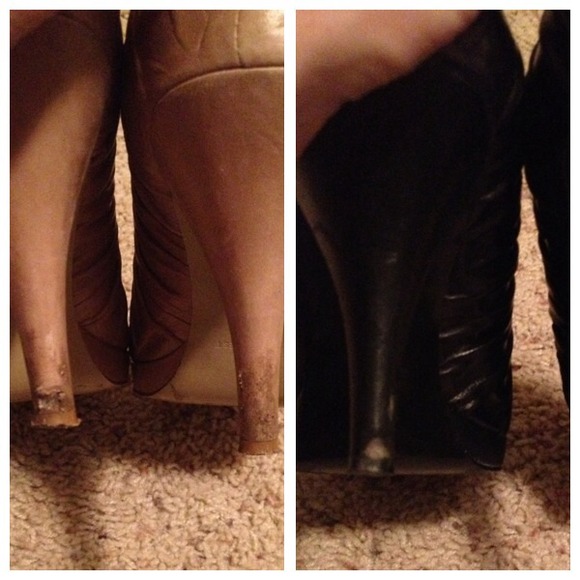 2 pairs of Nine West peep toe heels Size 7 - Picture 2 of 4