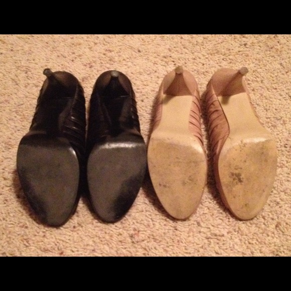 2 pairs of Nine West peep toe heels Size 7 - Picture 4 of 4