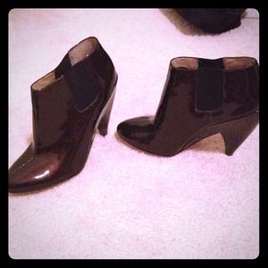 Brand new Joan & David Bronze Booties!