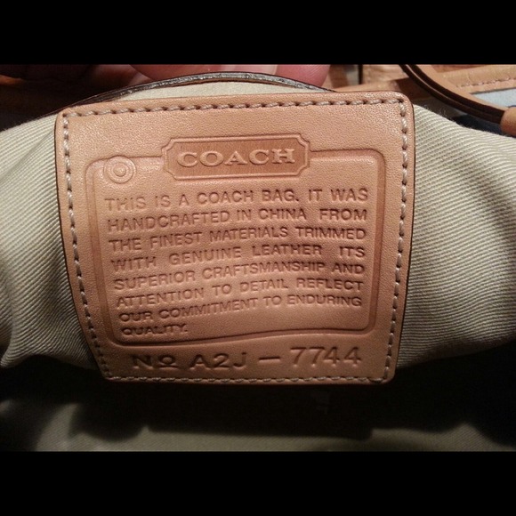 Colorful Coach Handbag - Picture 2 of 2