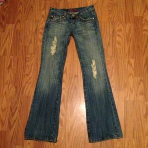 MISS ME STYLE# JP4134F WOMENS JEANS SIZE 26