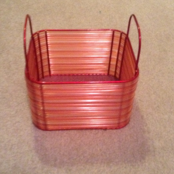 Red Storage basket