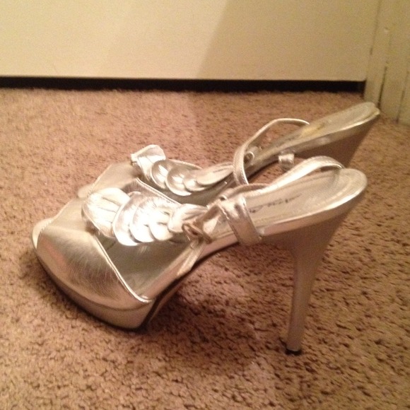 Silver heels