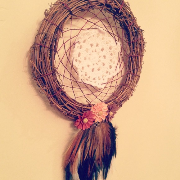 SOLD!!!! OPAL SKYS🌟 doily autumn dreamcatcher