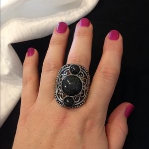 "Silver & Stones" Ring